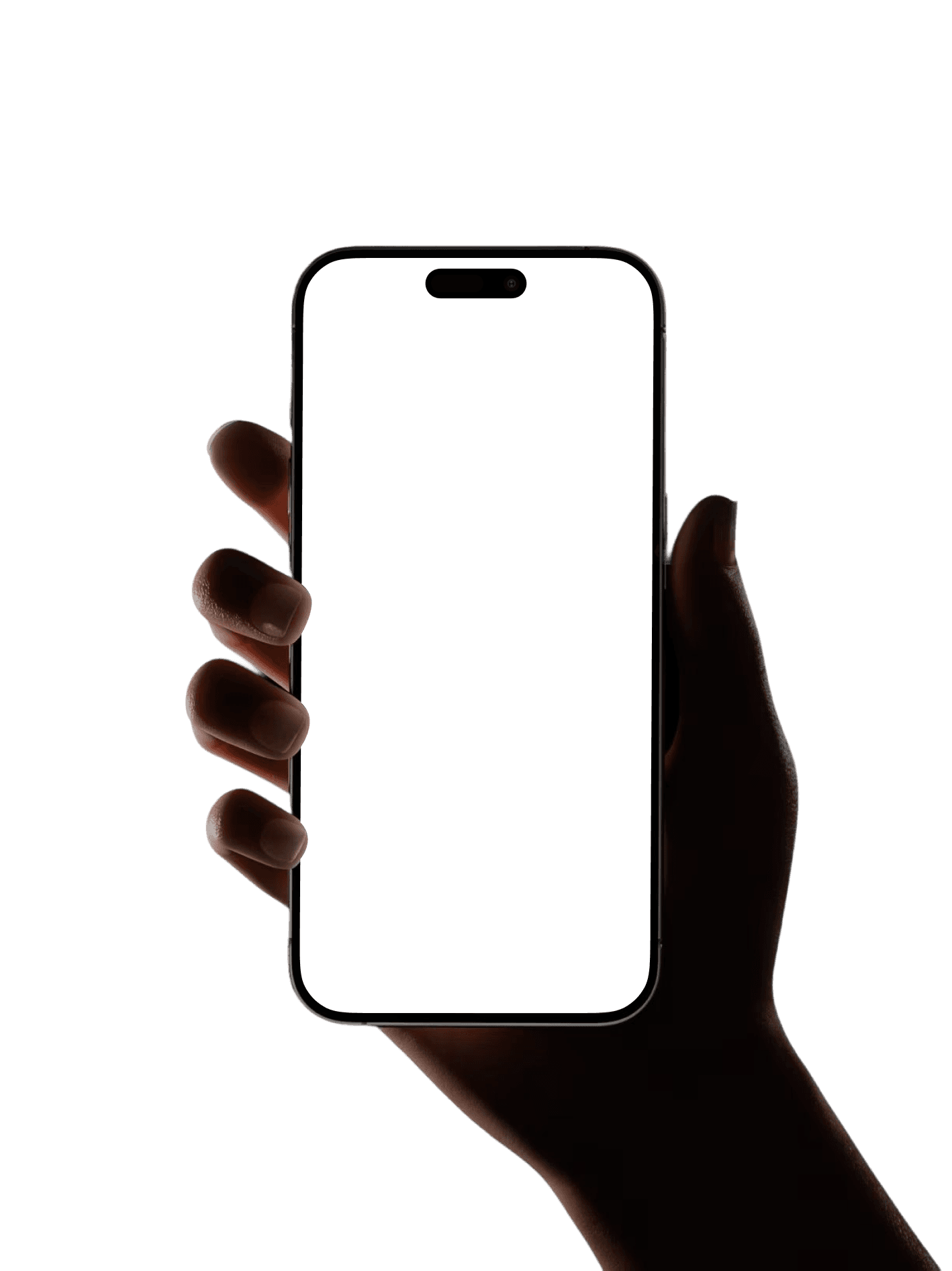 Phone showing the Wrapture recipient experience held in hand